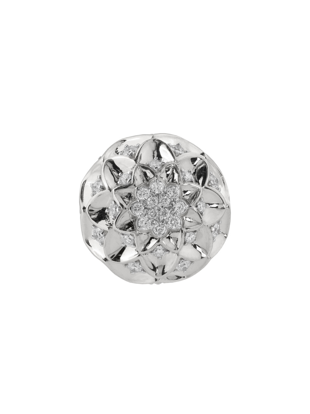 Подвеска из белого золота c бриллиантами