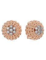 Серьги из золота 585 пробы c бриллиантами