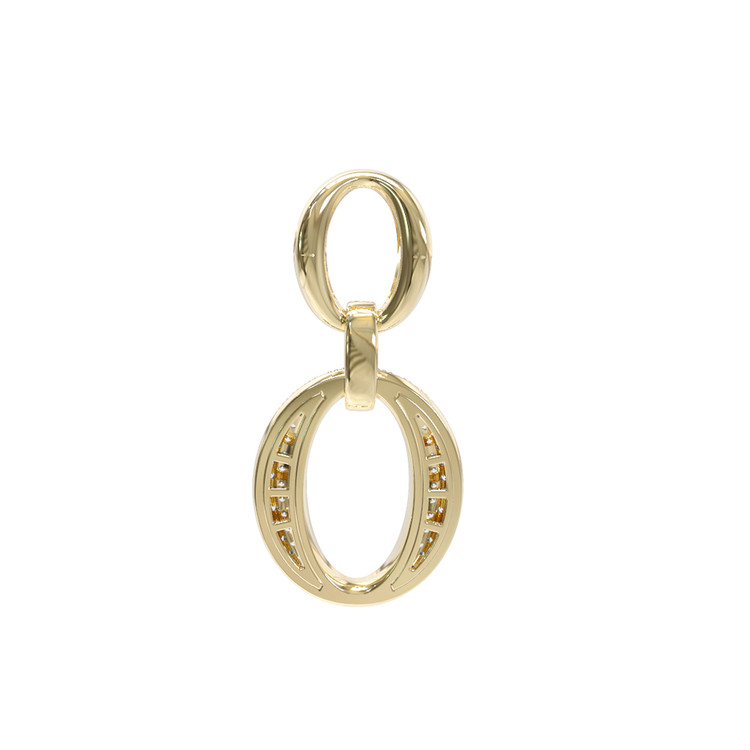Подвеска из лимонного золота c бриллиантами