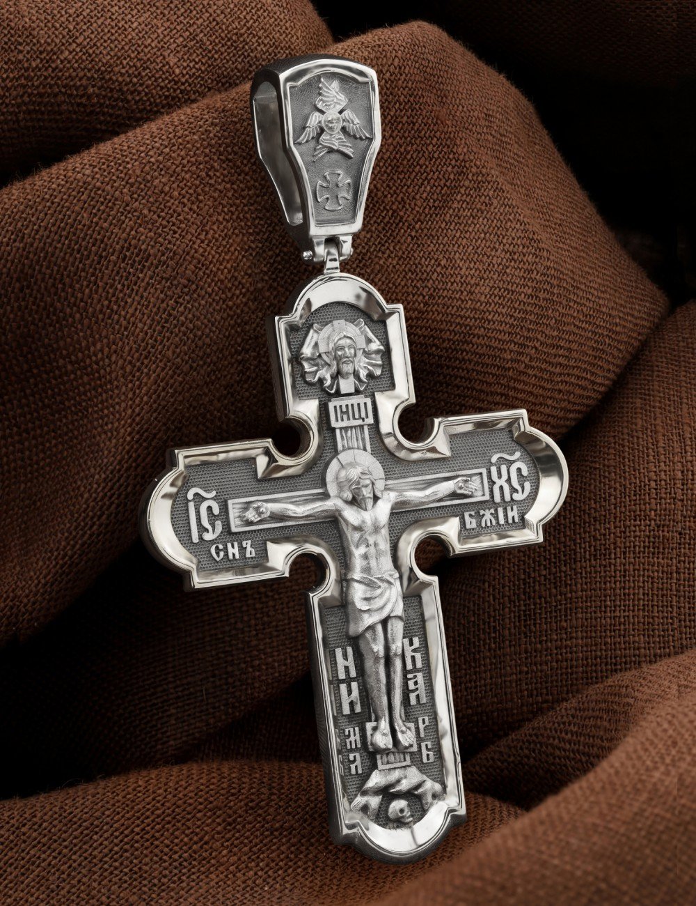 Крест из серебра 925 пробы