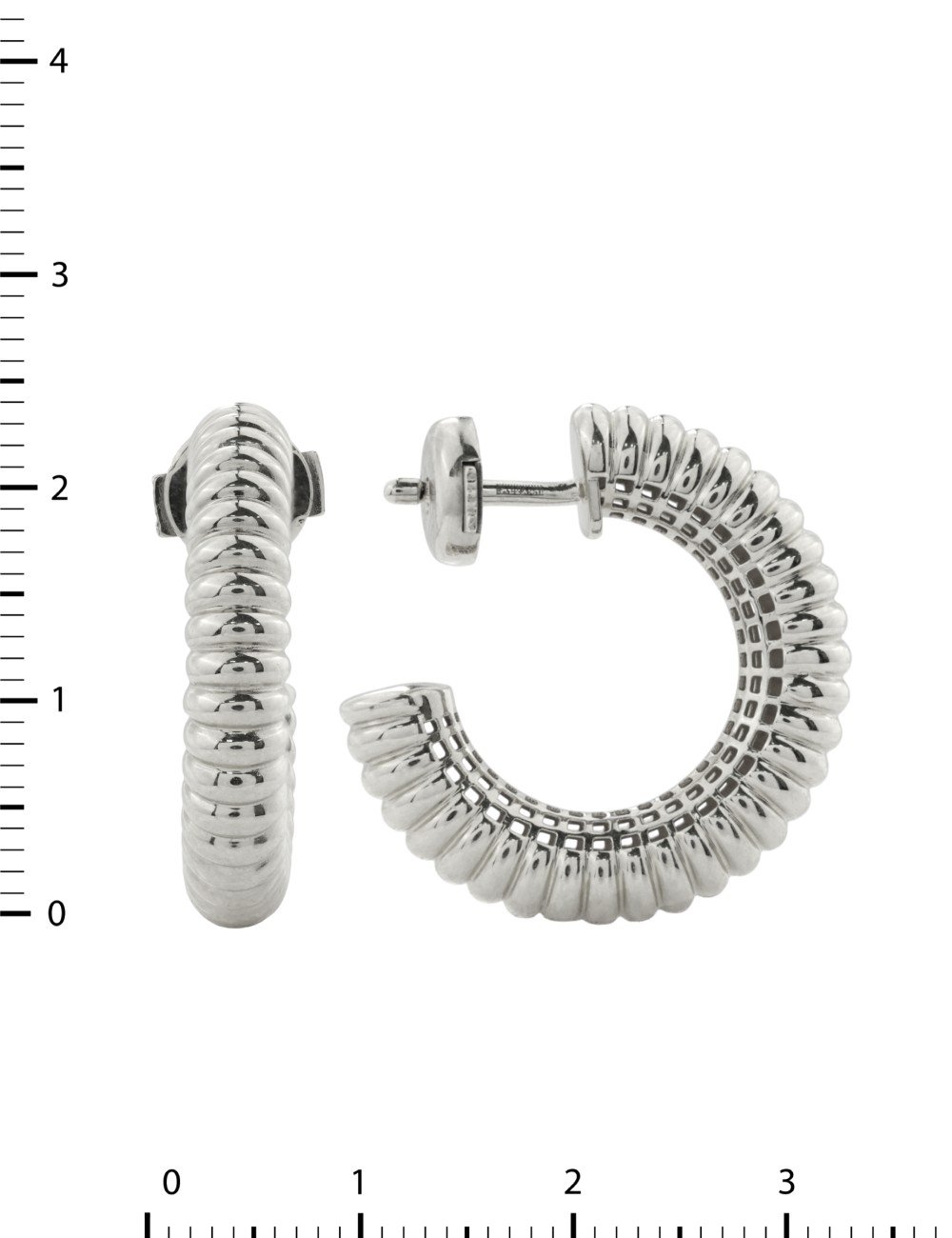Серьги из белого золота 585 пробы
