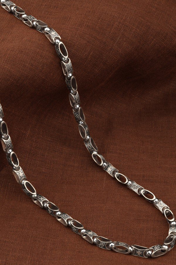 Цепь из белого золота 585 пробы