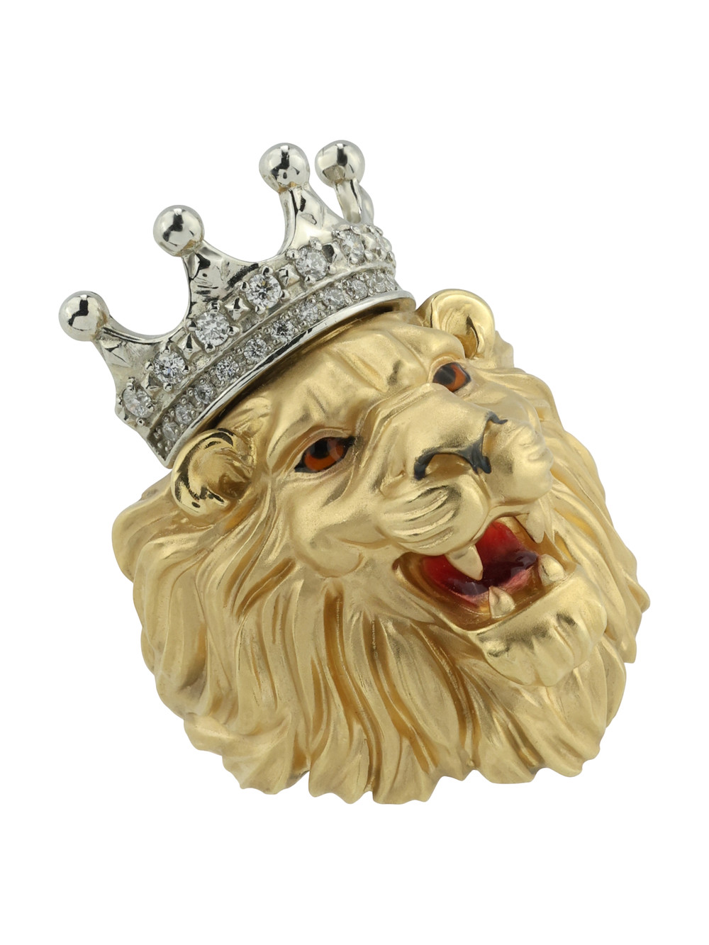 Кольцо из лимонного золота c эмалью и бриллиантами