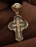 Крест из золота 585 пробы
