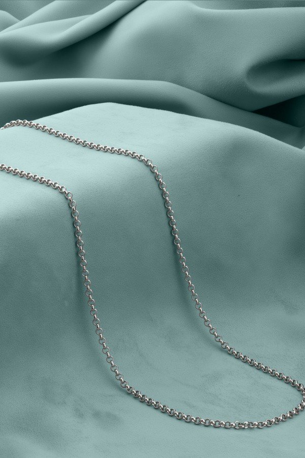 Цепь из белого золота 585 пробы
