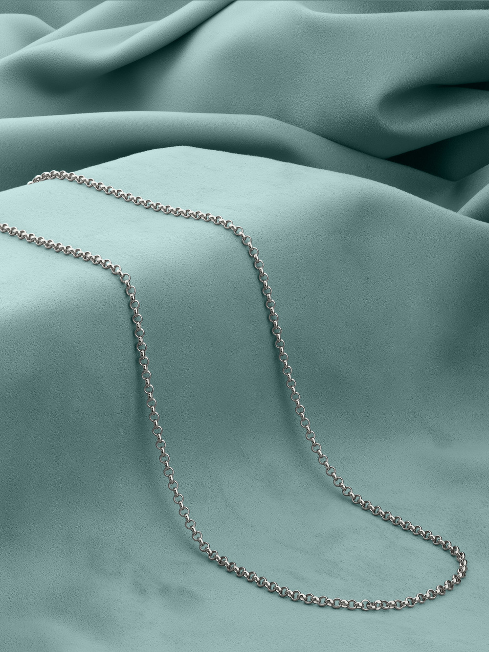 Цепь из белого золота