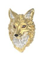 Кольцо из лимонного золота 585 пробы c эмалью