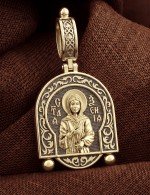 Образок из лимонного золота 585 пробы