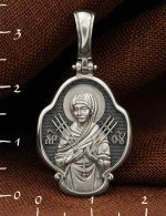 Образок из белого золота 585 пробы