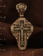 Крест из золота 585 пробы