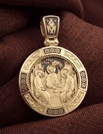 Образок из лимонного золота