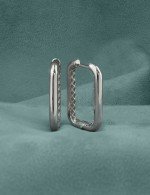 Серьги из белого золота 585 пробы