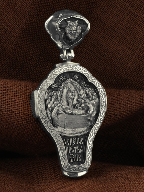 Крест из белого золота