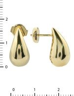 Серьги из лимонного золота 585 пробы