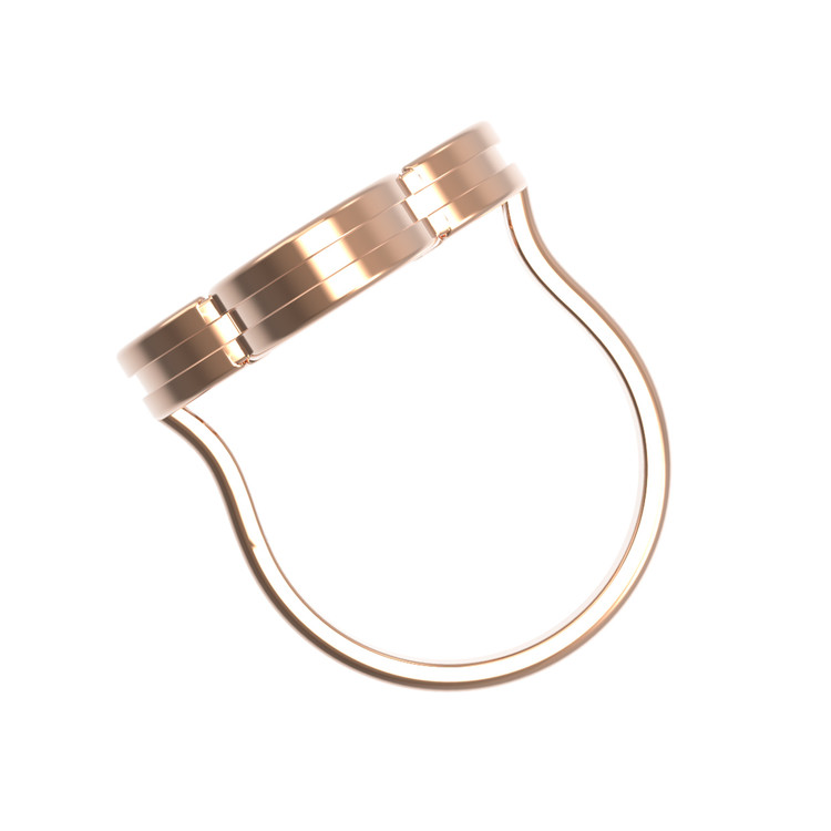 Кольцо из золота c тигровым глазом