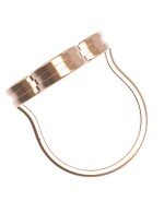 Кольцо из золота 585 пробы c тигровым глазом