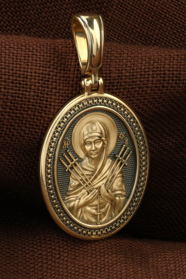 Образок из лимонного золота