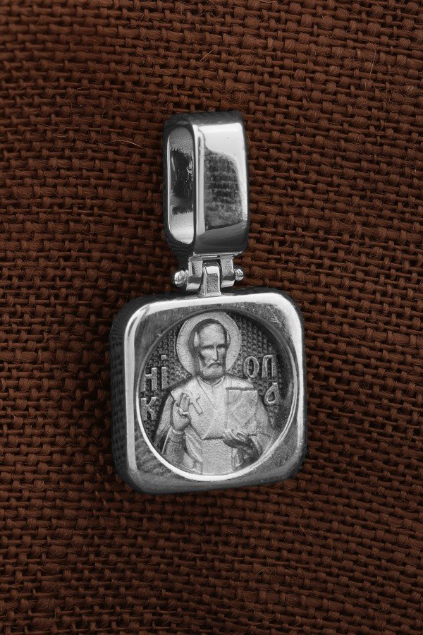 Образок из белого золота 585 пробы