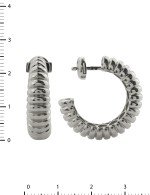 Серьги из белого золота 585 пробы