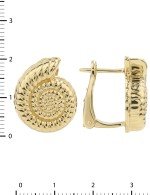 Серьги из лимонного золота