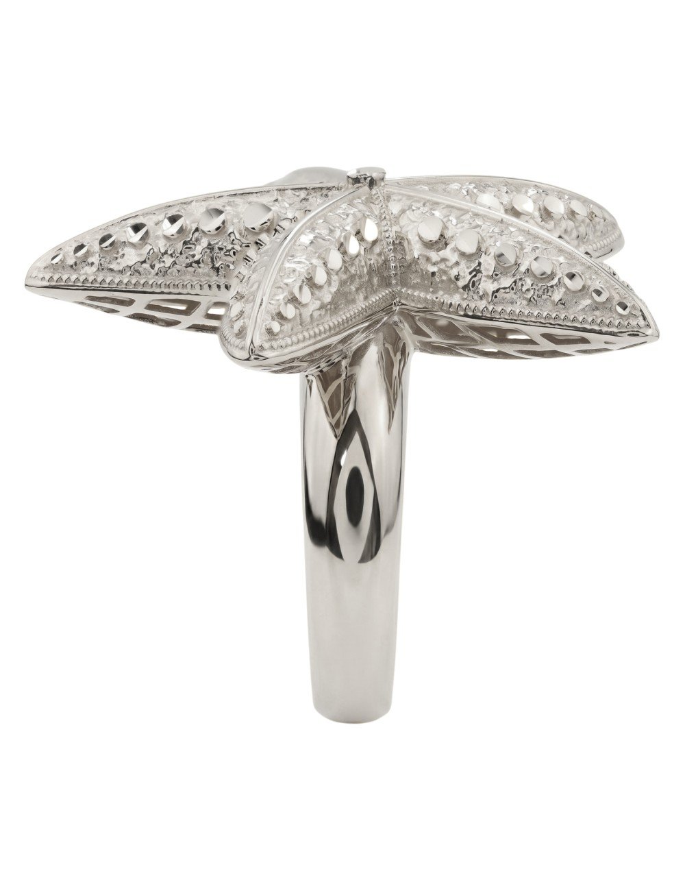 Кольцо из белого золота c рубином