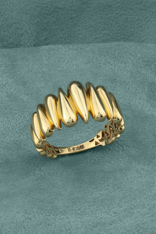 Кольцо из лимонного золота