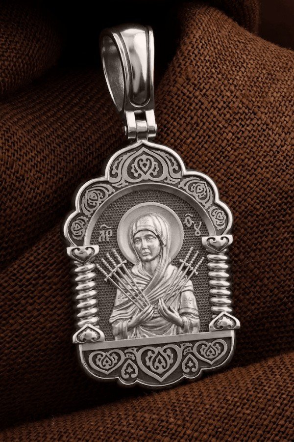 Образок из белого золота