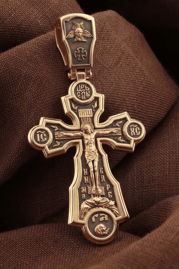 Крест из золота 585 пробы