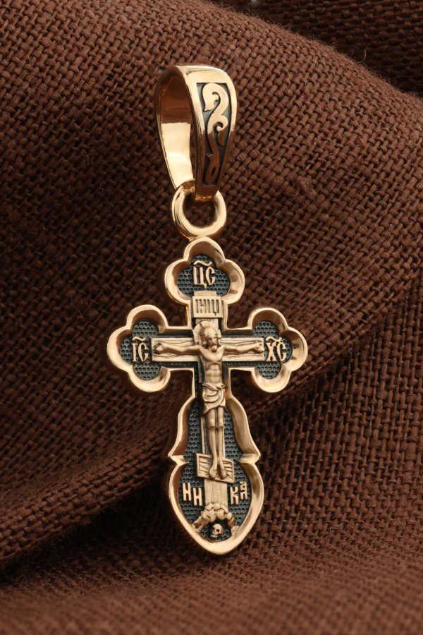 Крест из золота 585 пробы