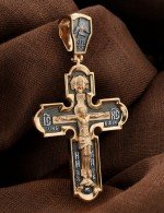 Крест из золота 585 пробы