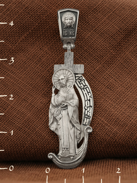 Образок из белого золота