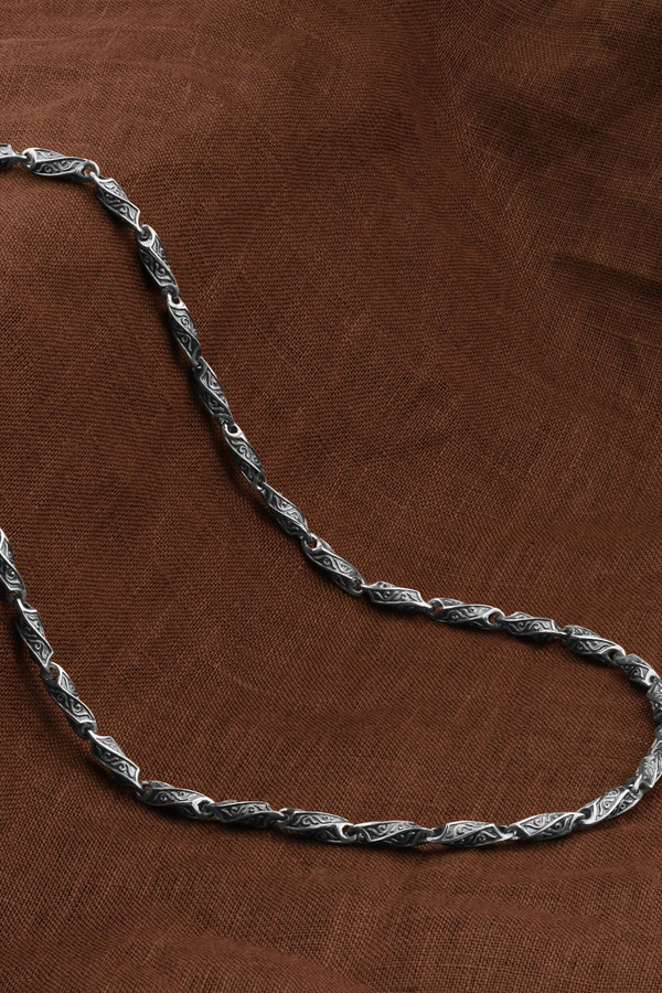 Цепь из белого золота