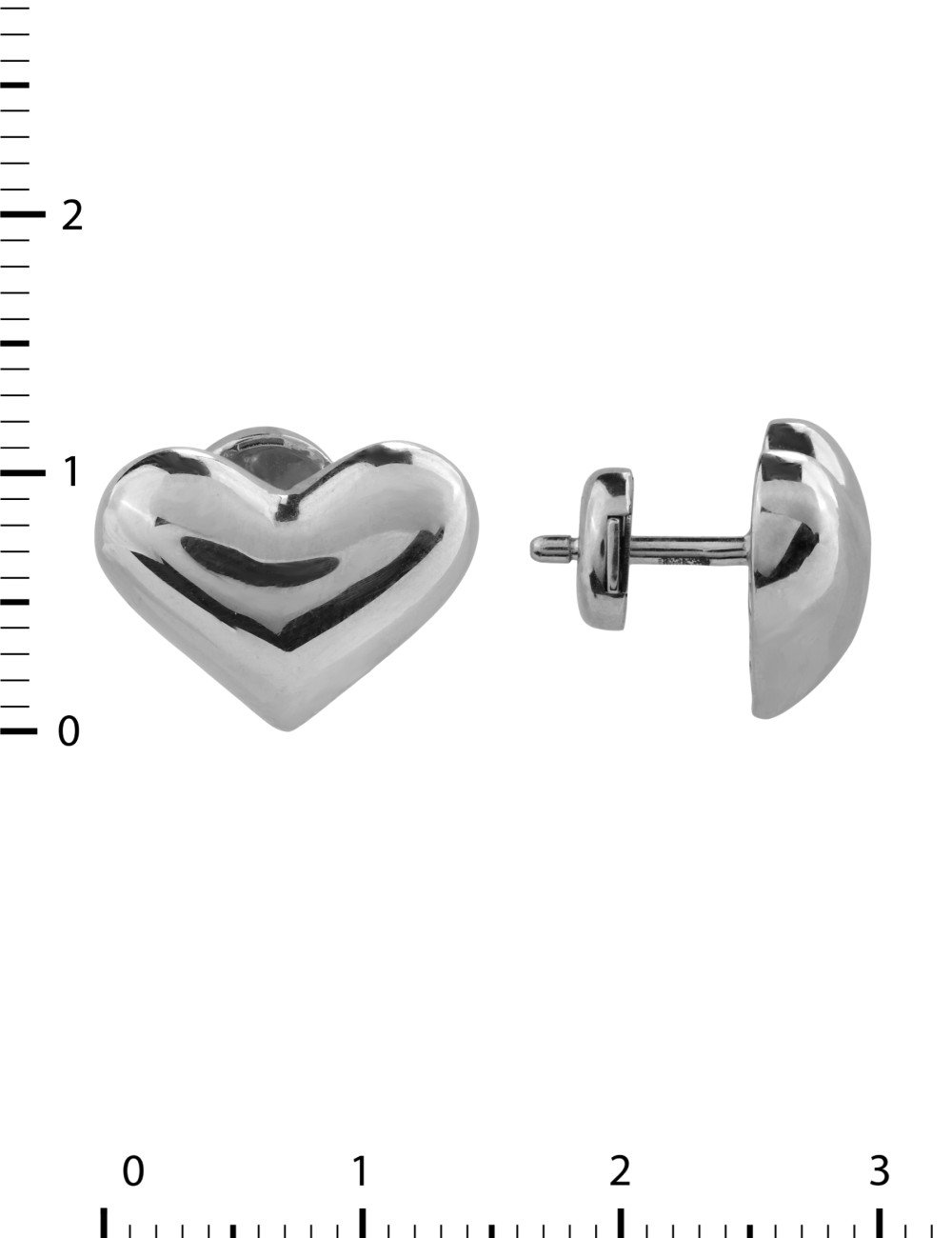 Серьги из белого золота 585 пробы