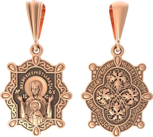 Образок из золота