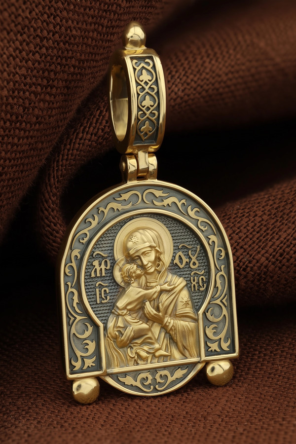 Образок из лимонного золота