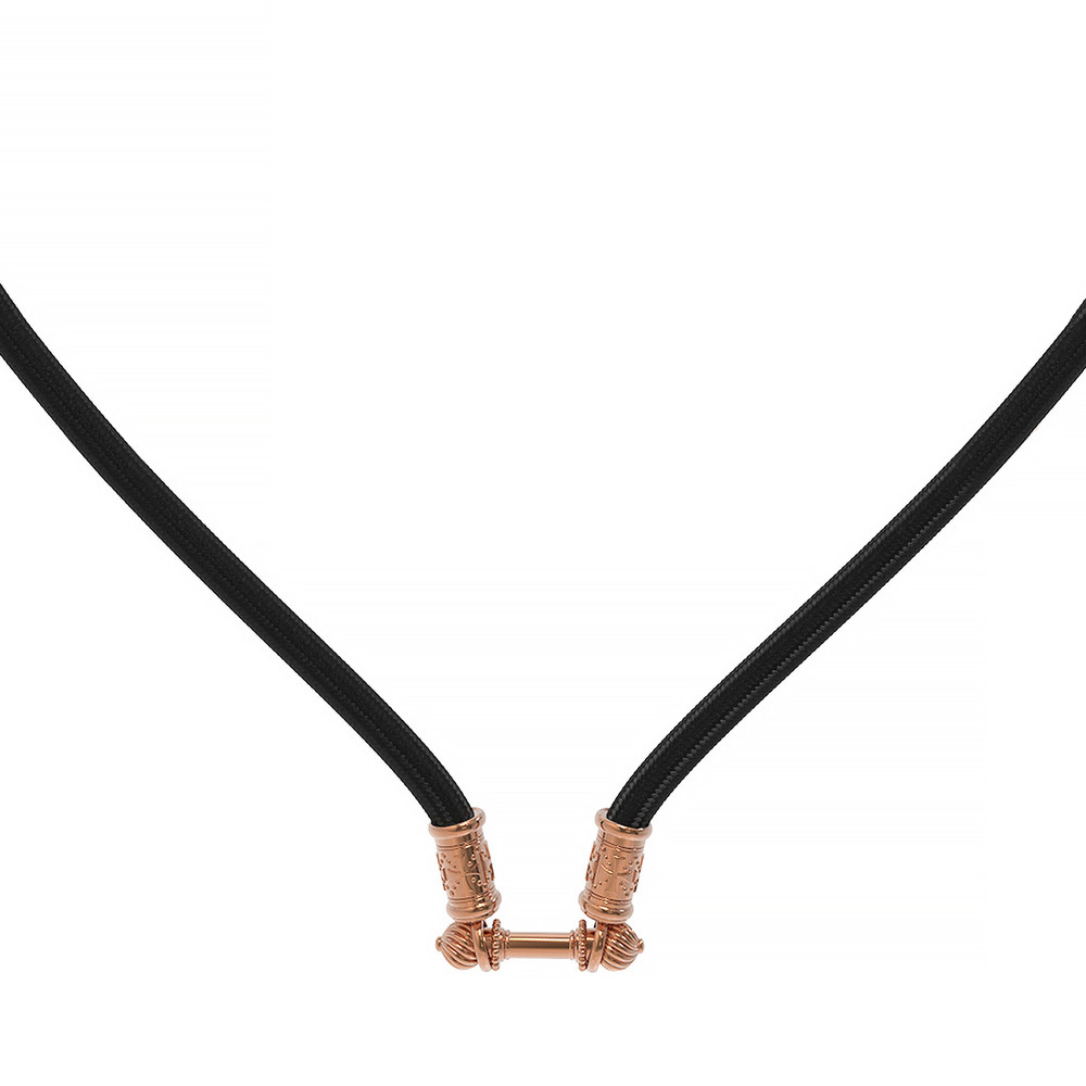 Шнурок шёлковый из золота c шёлковым шнурком