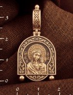 Образок из золота 585 пробы