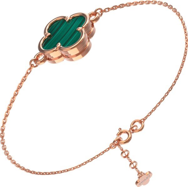 Браслет из золота c малахитом