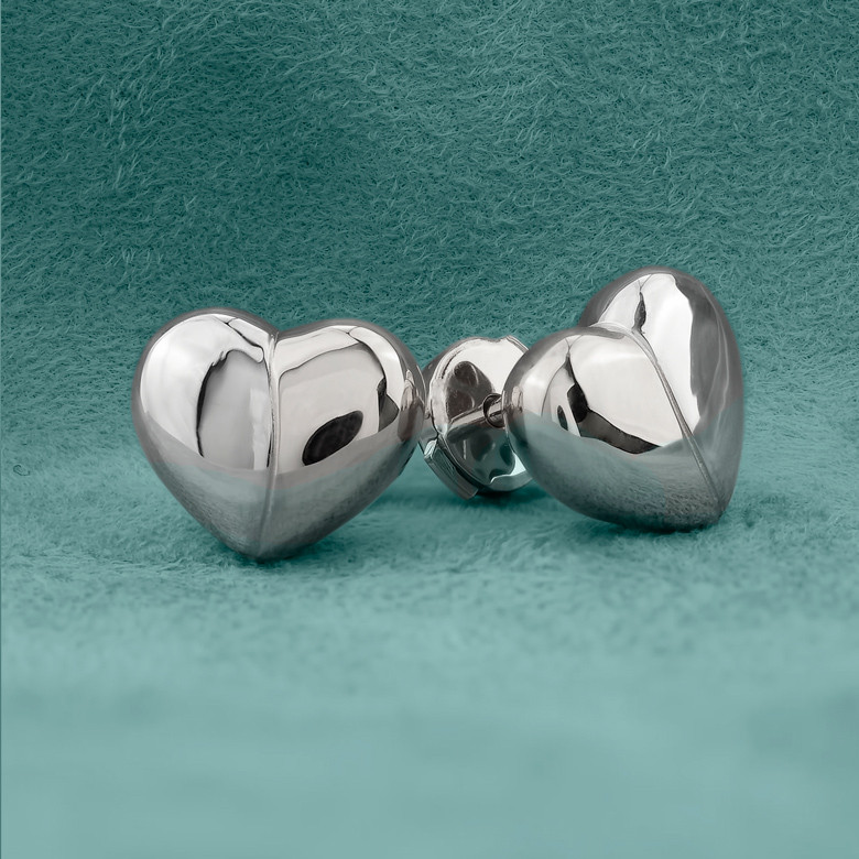 Серьги из белого золота