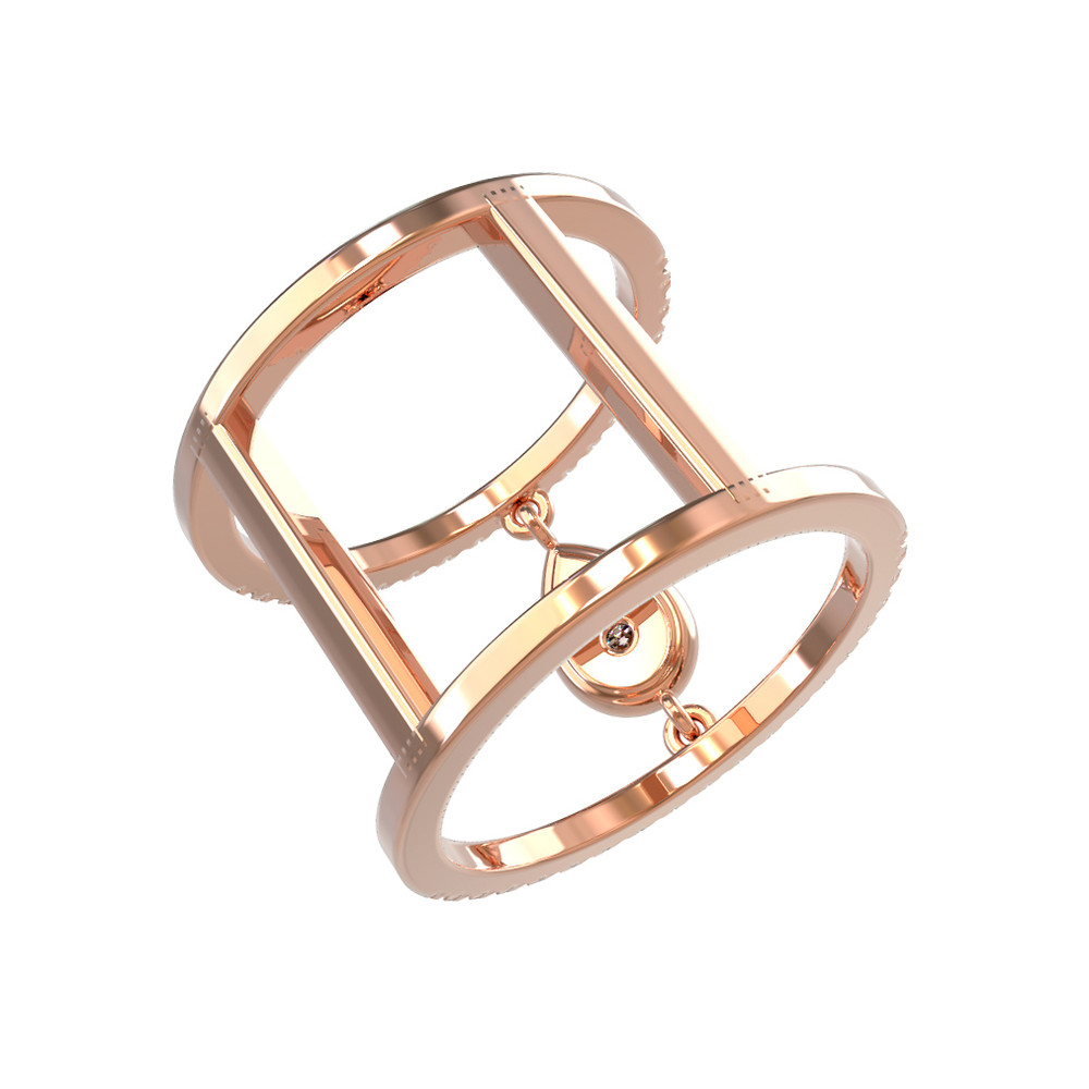 Кольцо из золота c бриллиантами