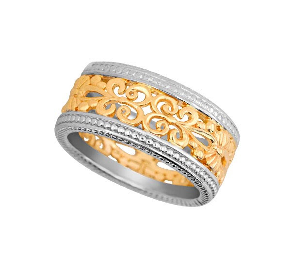 Кольцо из лимонного золота