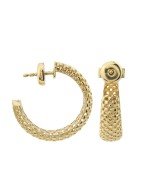 Серьги из лимонного золота 585 пробы