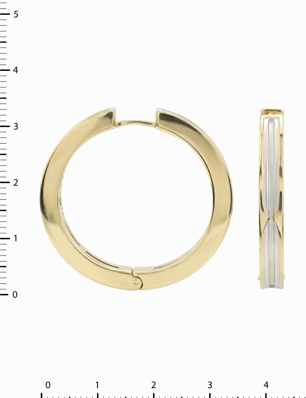 Серьги из лимонного золота c рубином