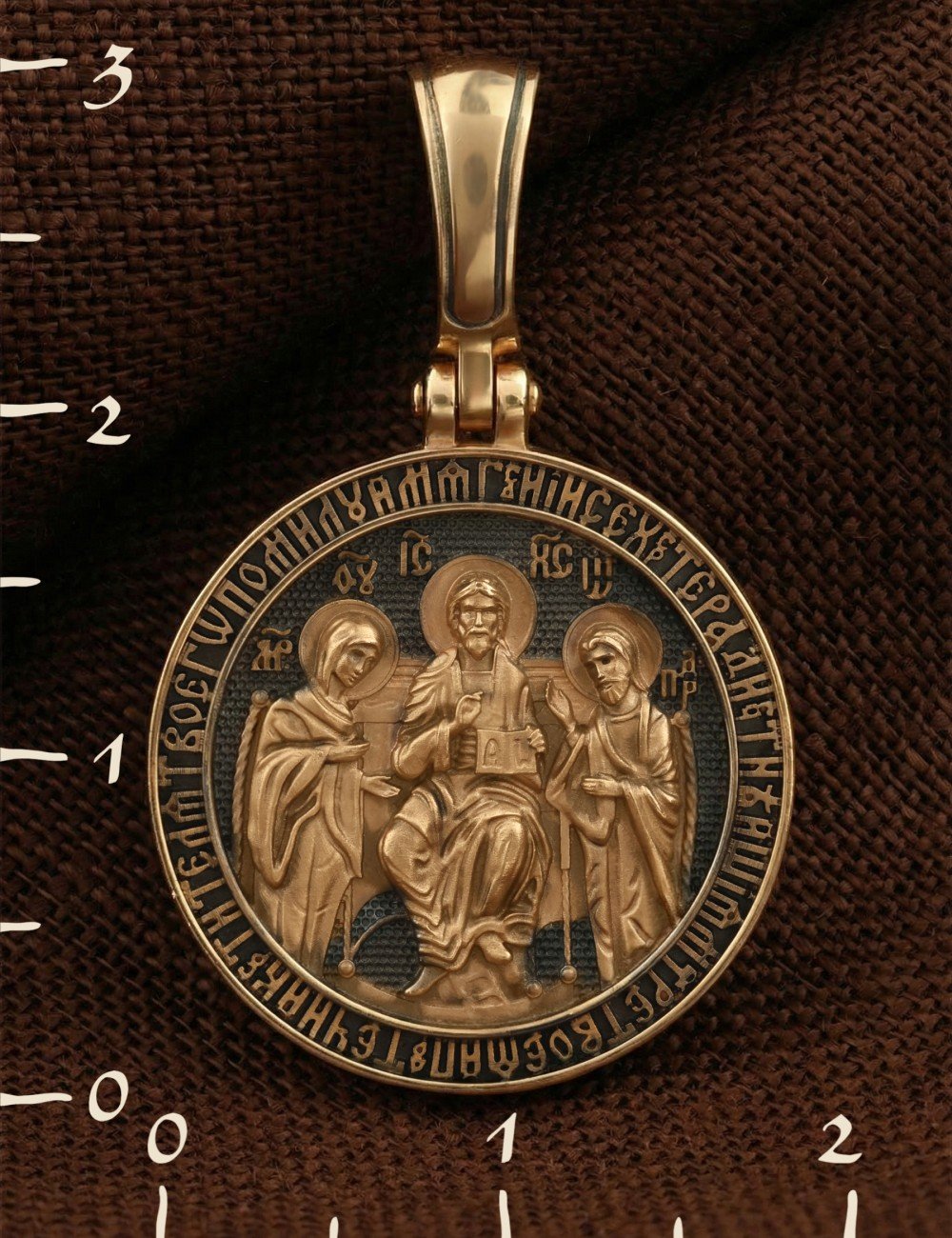 Образок из золота 585 пробы