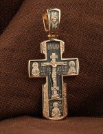 Крест из золота 585 пробы