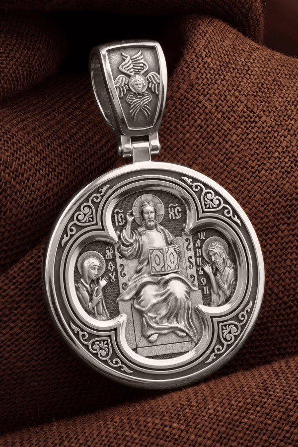 Образок из белого золота