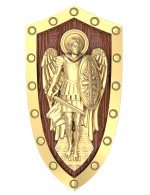 Образок из лимонного золота 585 пробы c деревом груши