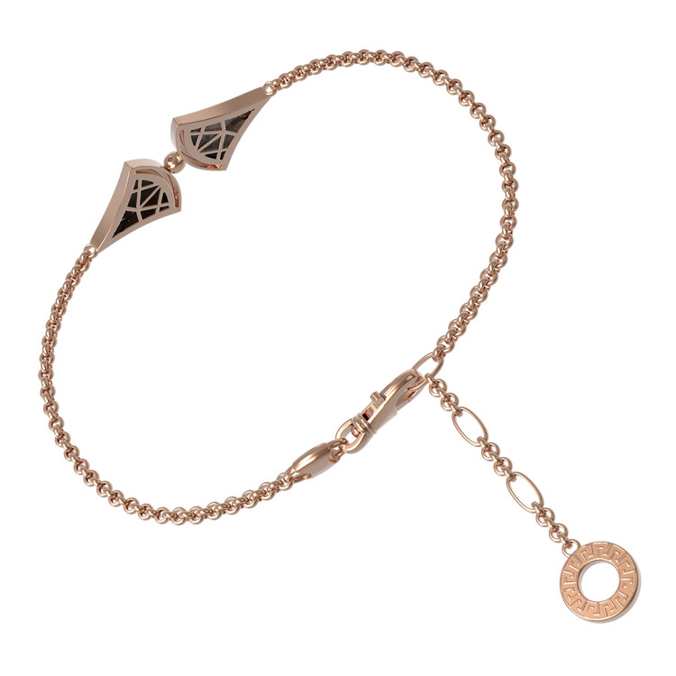 Браслет из золота c ониксом и перламутром