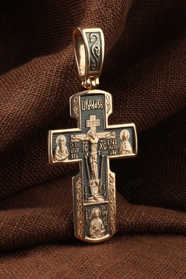 Крест из золота 585 пробы