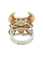 Кольцо из золота 585 пробы c эмалью